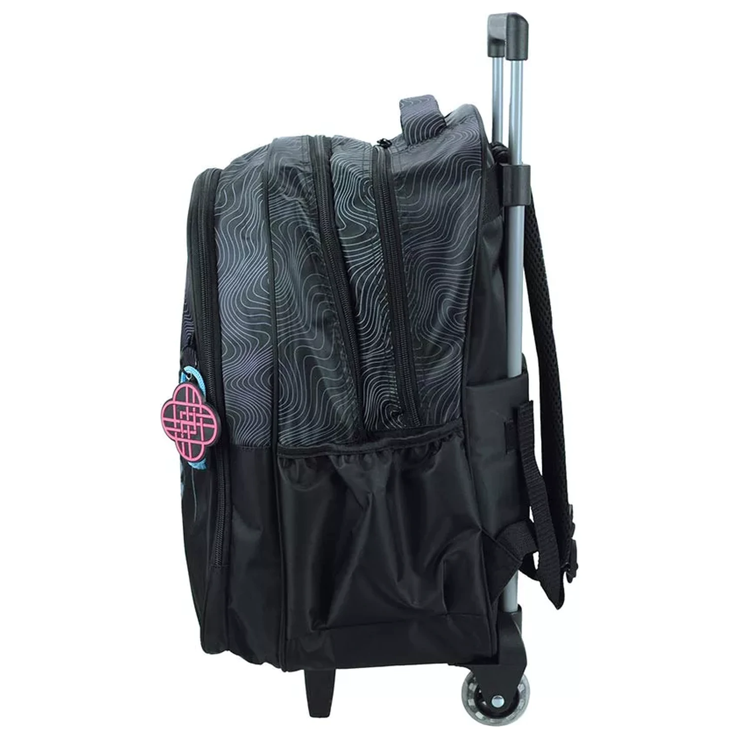 K-pop Demon Hunters Black Rolling School Bag, 46 cm product photo
