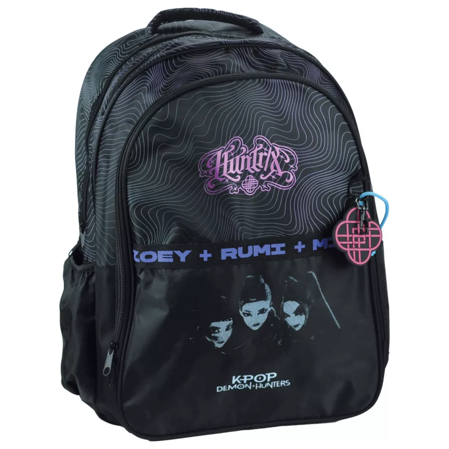 K-pop Demon Hunters Black 46 cm Backpack, Bag product photo