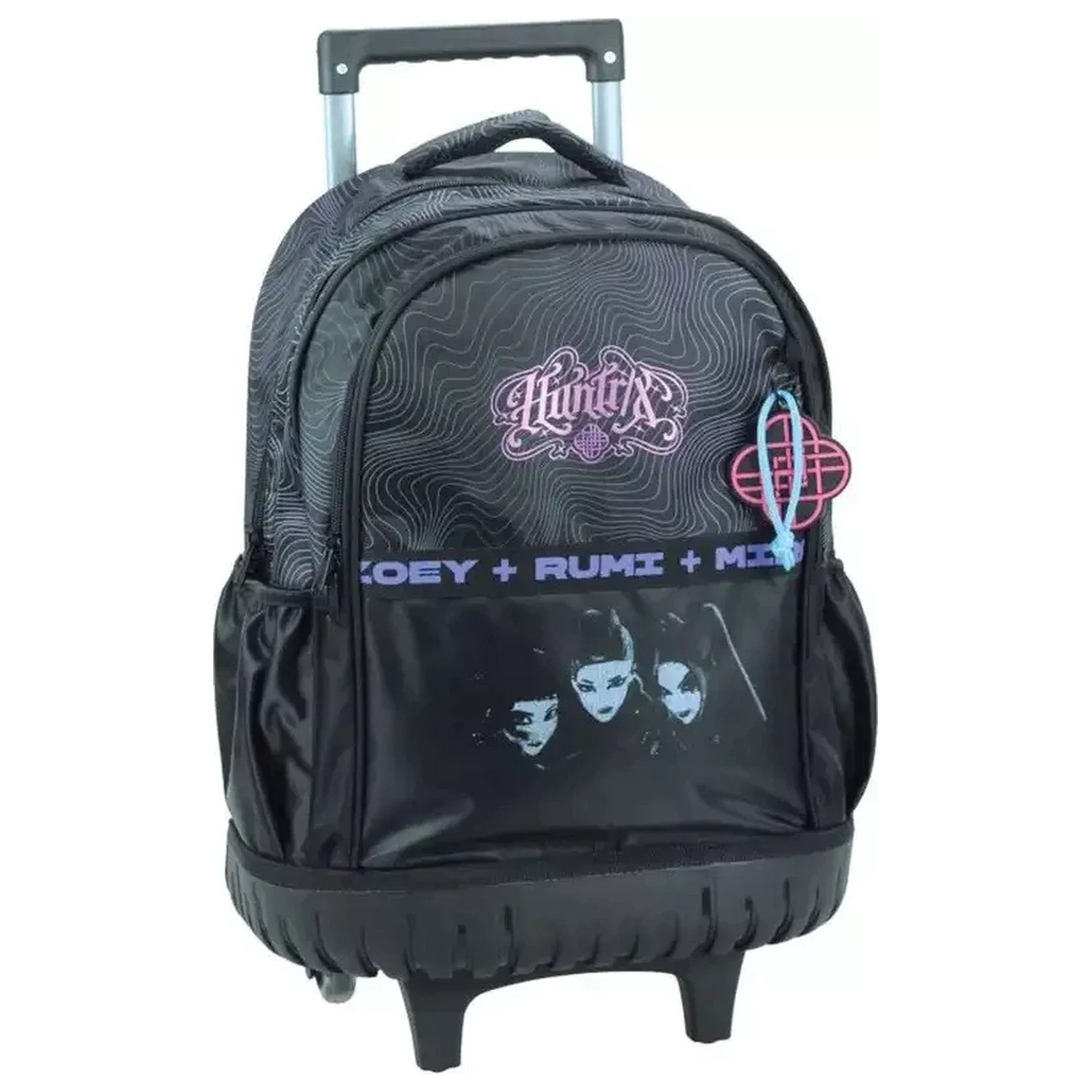 K-pop Demon Hunters Black Premium Rolling School Bag, 46 cm product photo