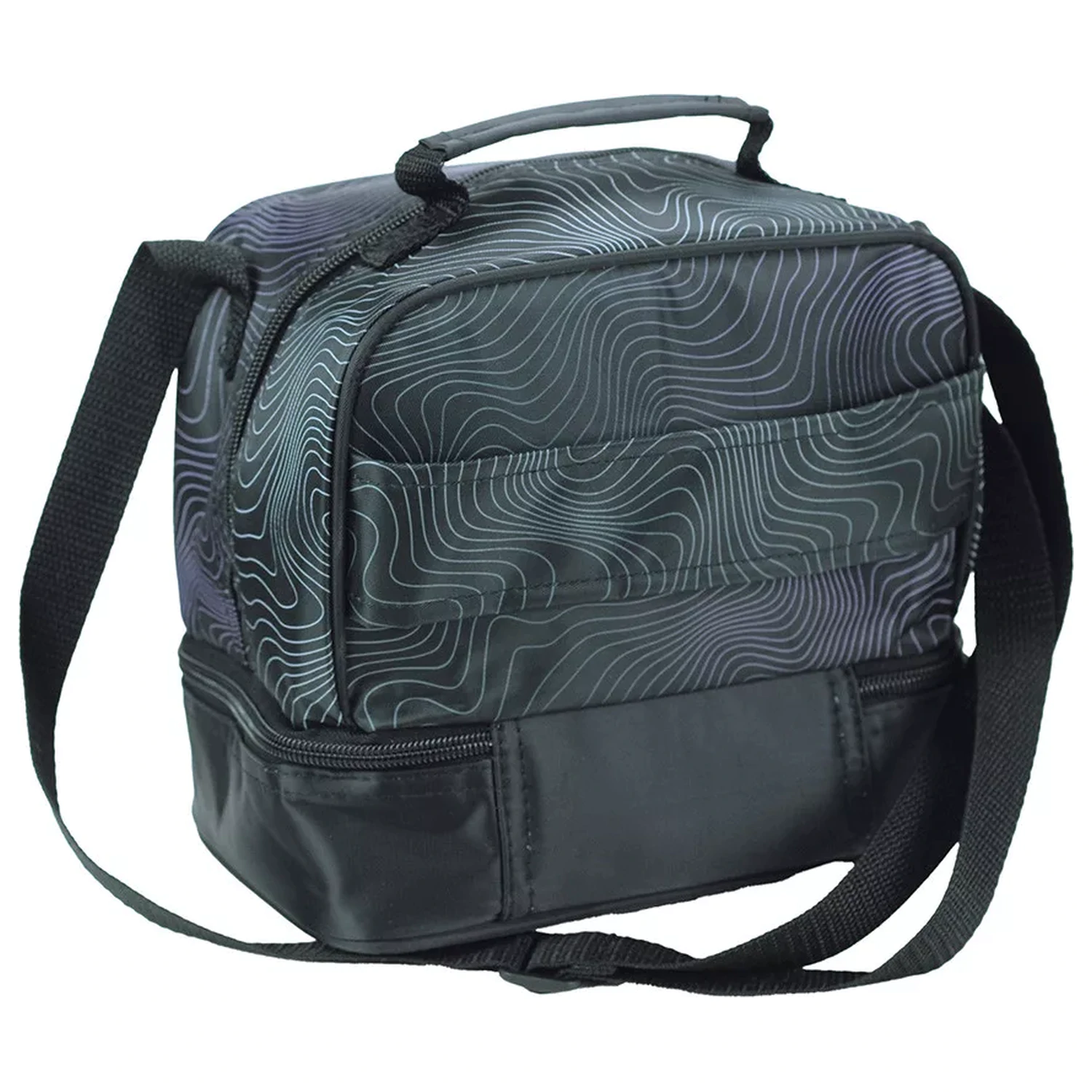 K-pop Demon Slayers Black thermal lunch bag 21 cm product photo