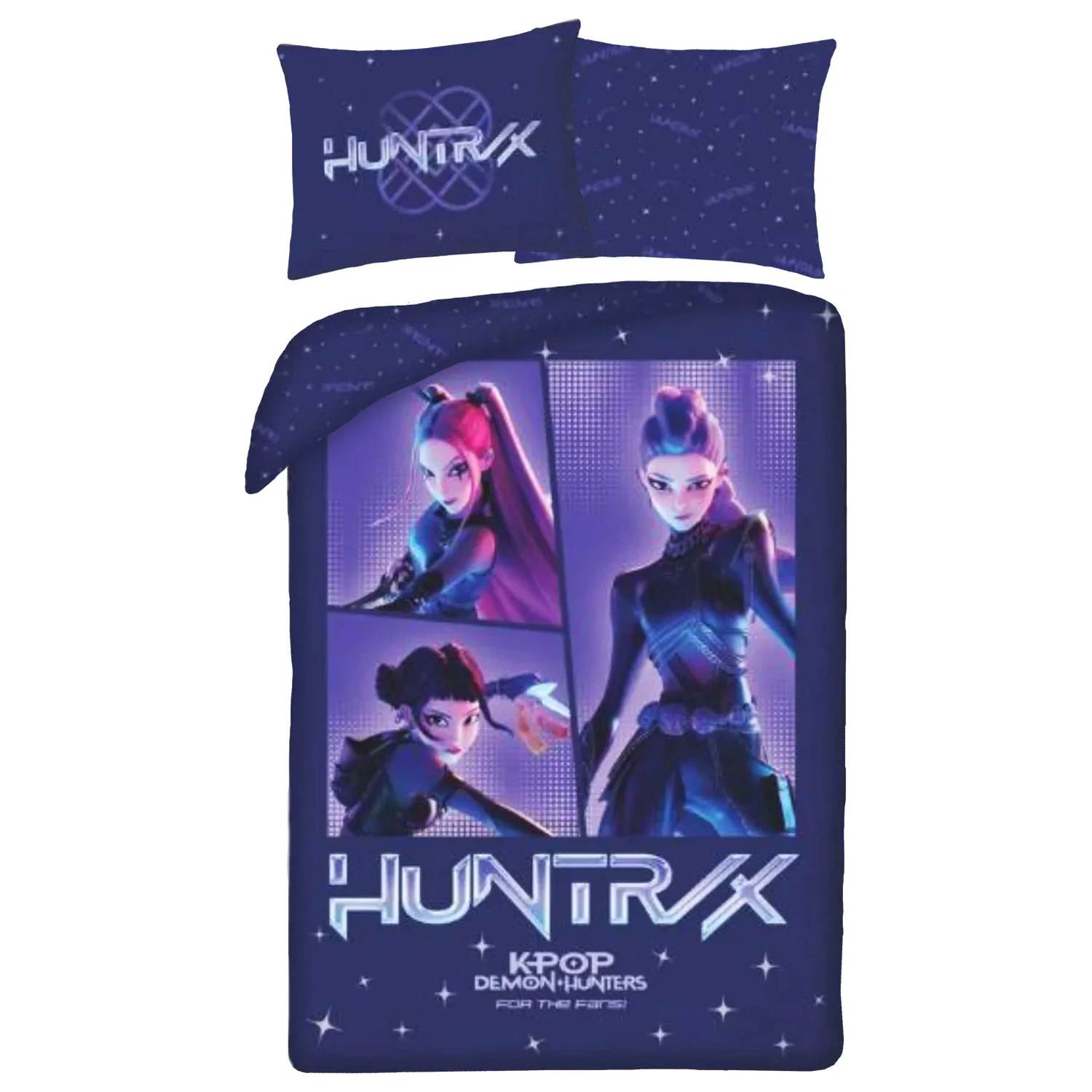 K-pop Demon Hunters Cosmic Duvet Cover product photo
