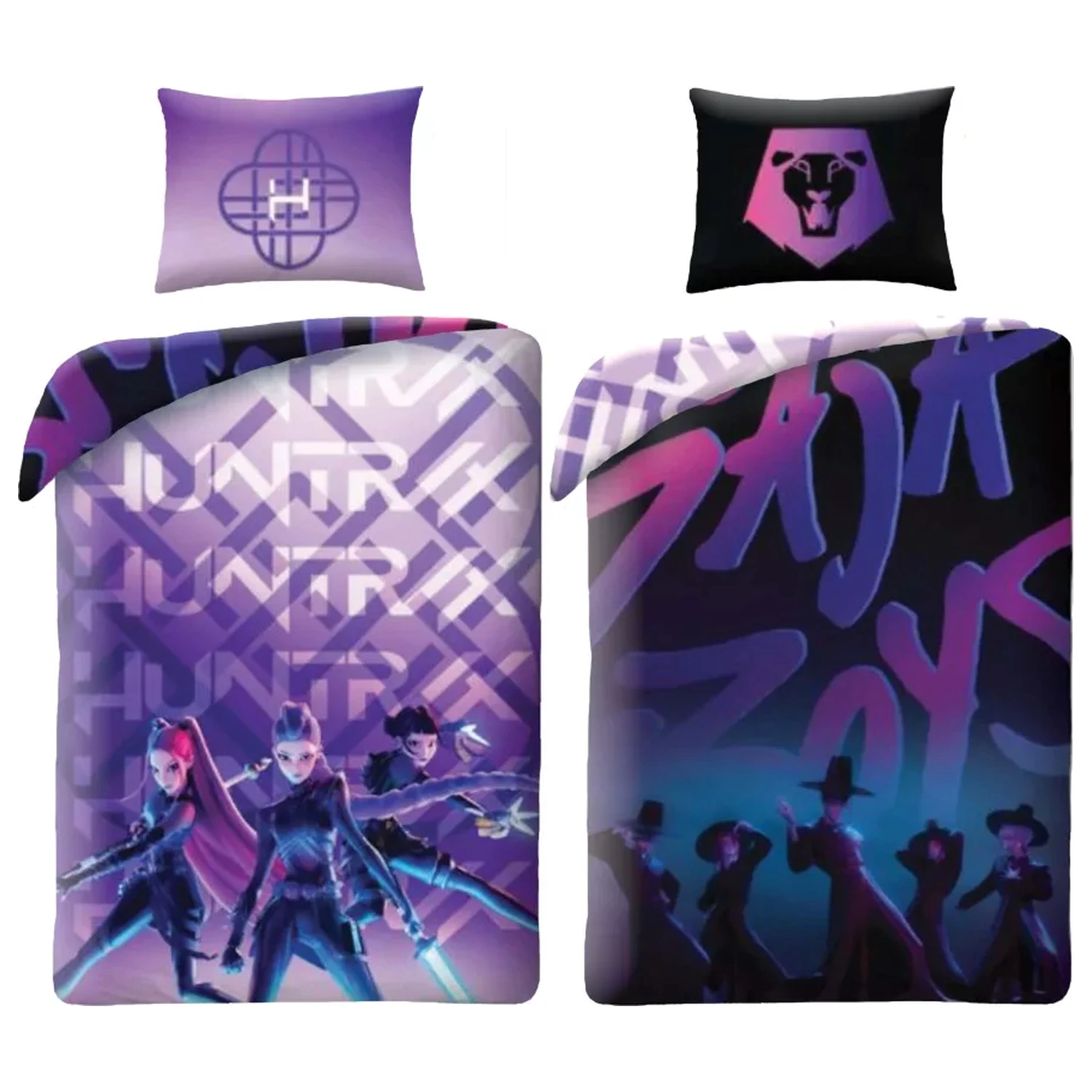 K-Pop Demon Slayers Enemies Reversible Duvet Cover product photo