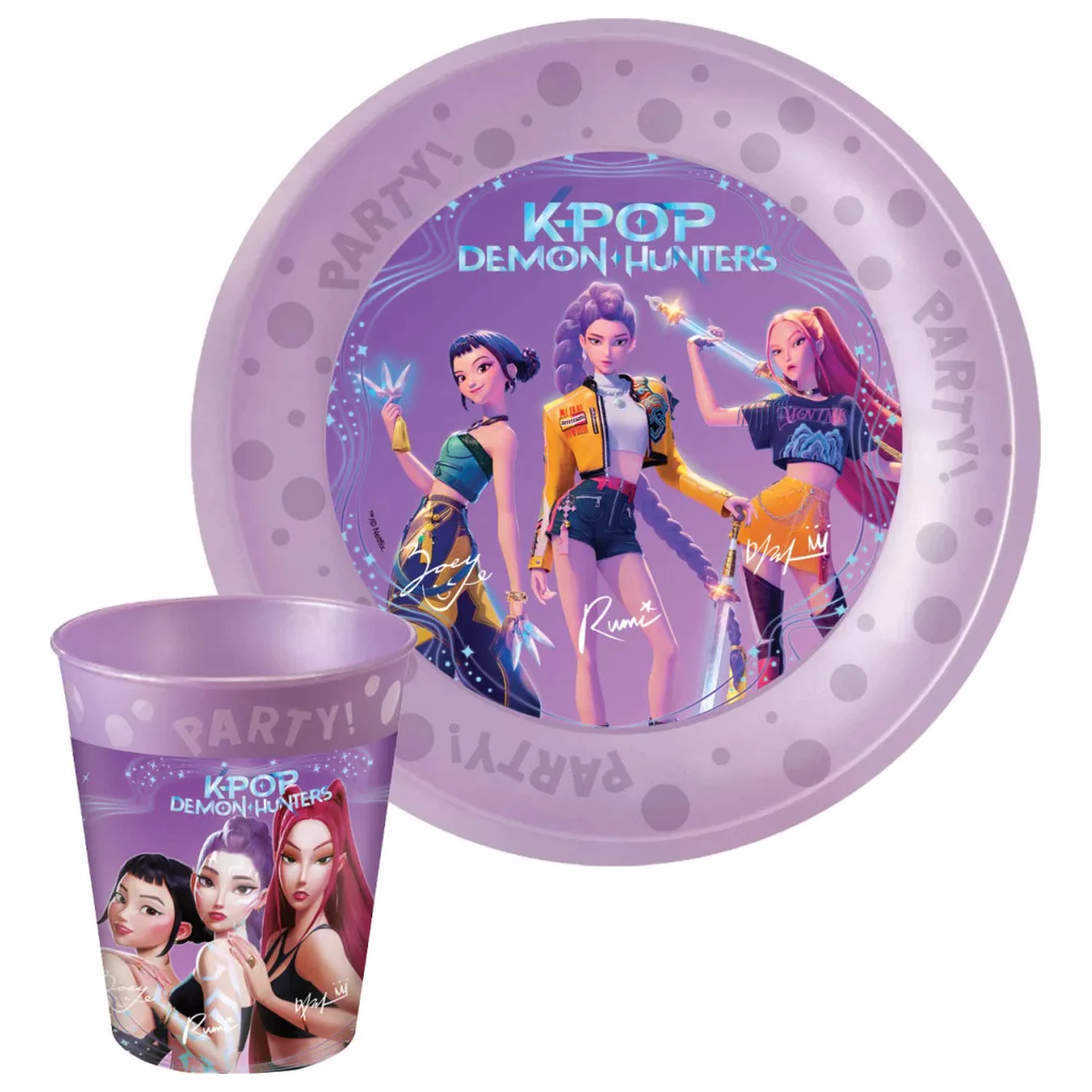 K-pop Demon Hunters Honmoon micro premium plastic set 8 pcs product photo
