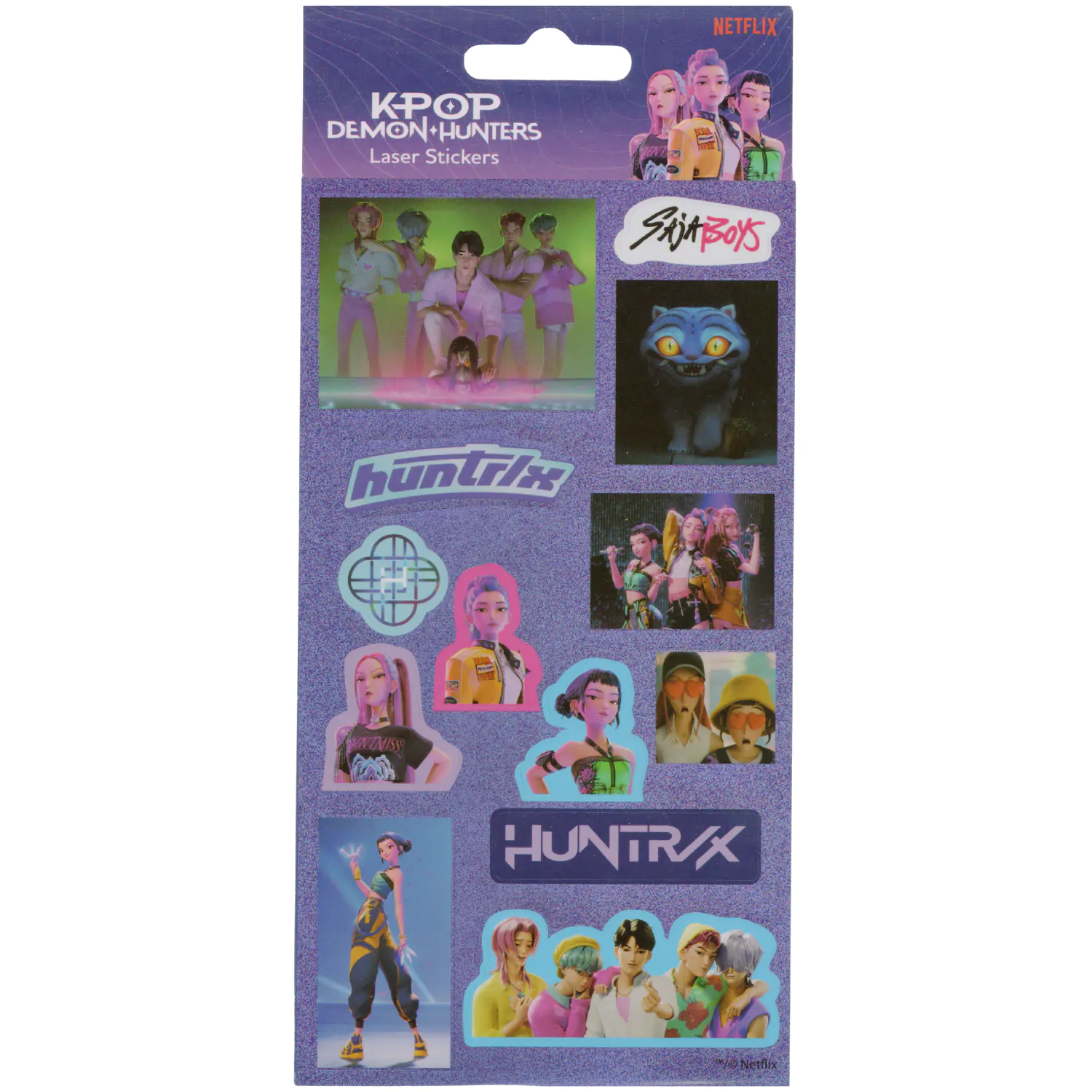 K-pop Demon Slayer Hunter X Huntrix holographic sticker product photo