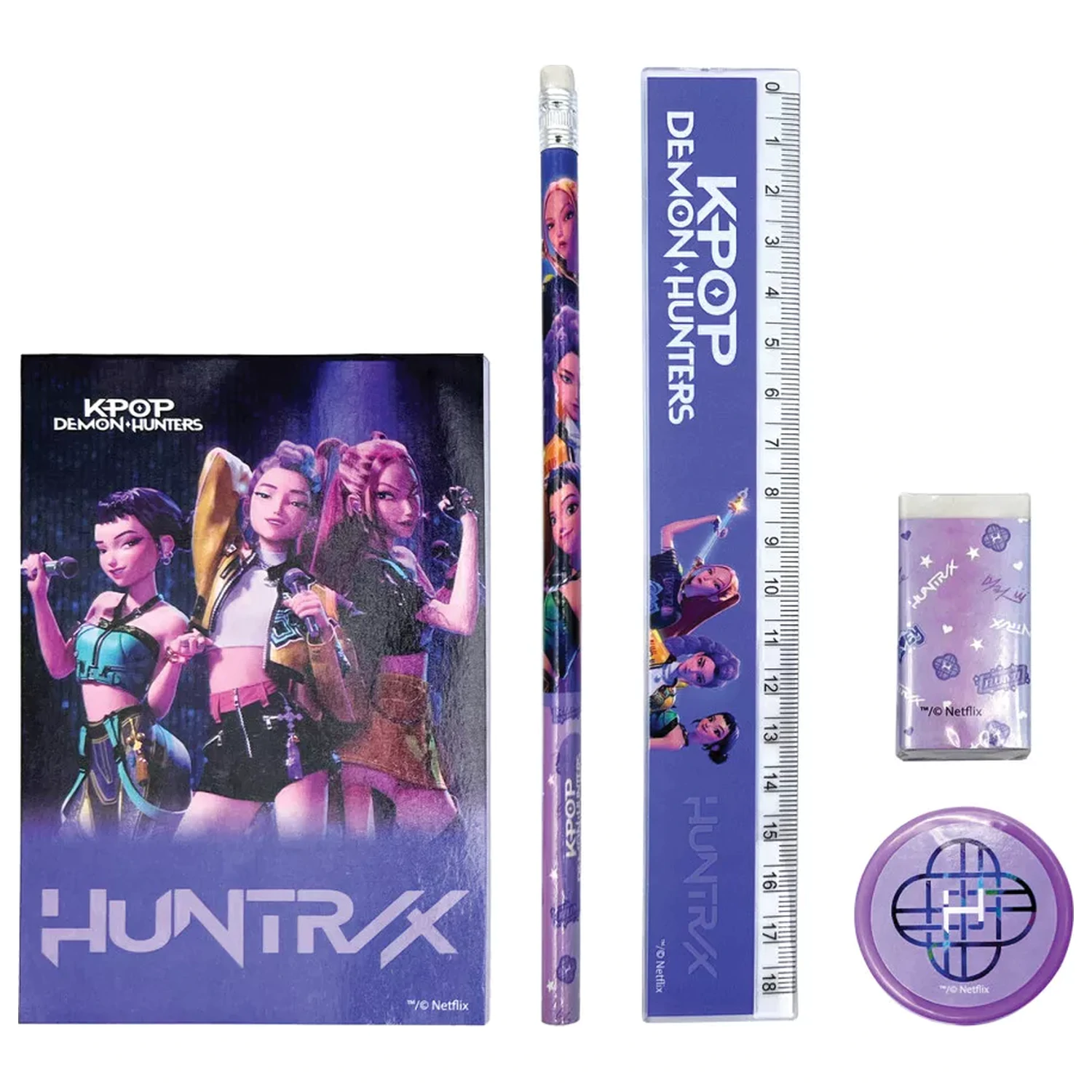 K-pop Demon Slayer Hunter X Stationery Set 5 Pieces product photo