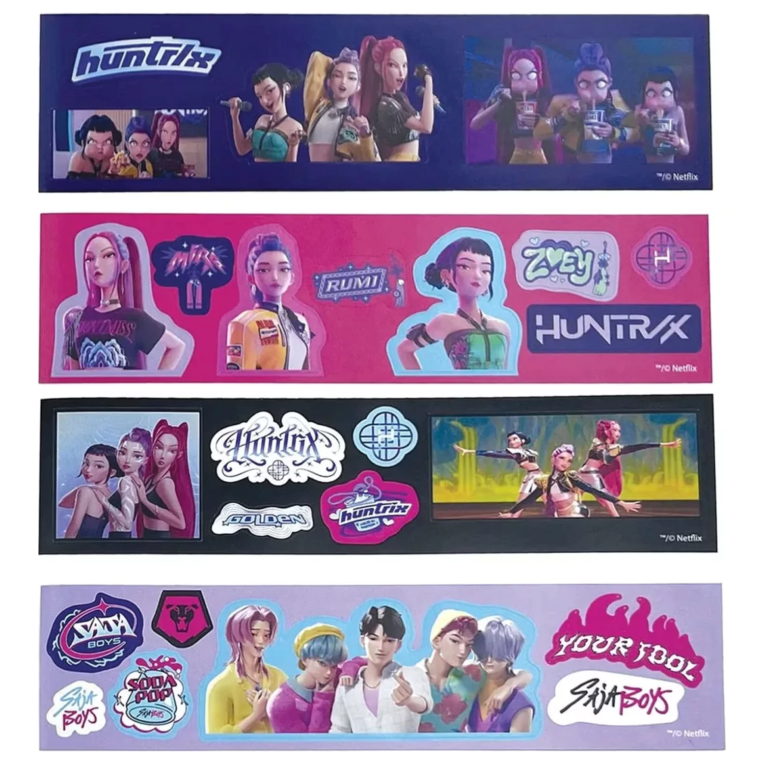 K-pop Demon Slayer Hunter X Sticker Album with 50 Stickers product photo