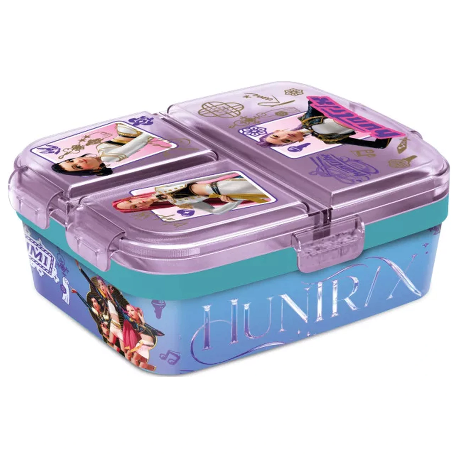 K-pop Demon Hunters Hunter X Multi-Compartment Lunch Box, Sandwich Box product photo