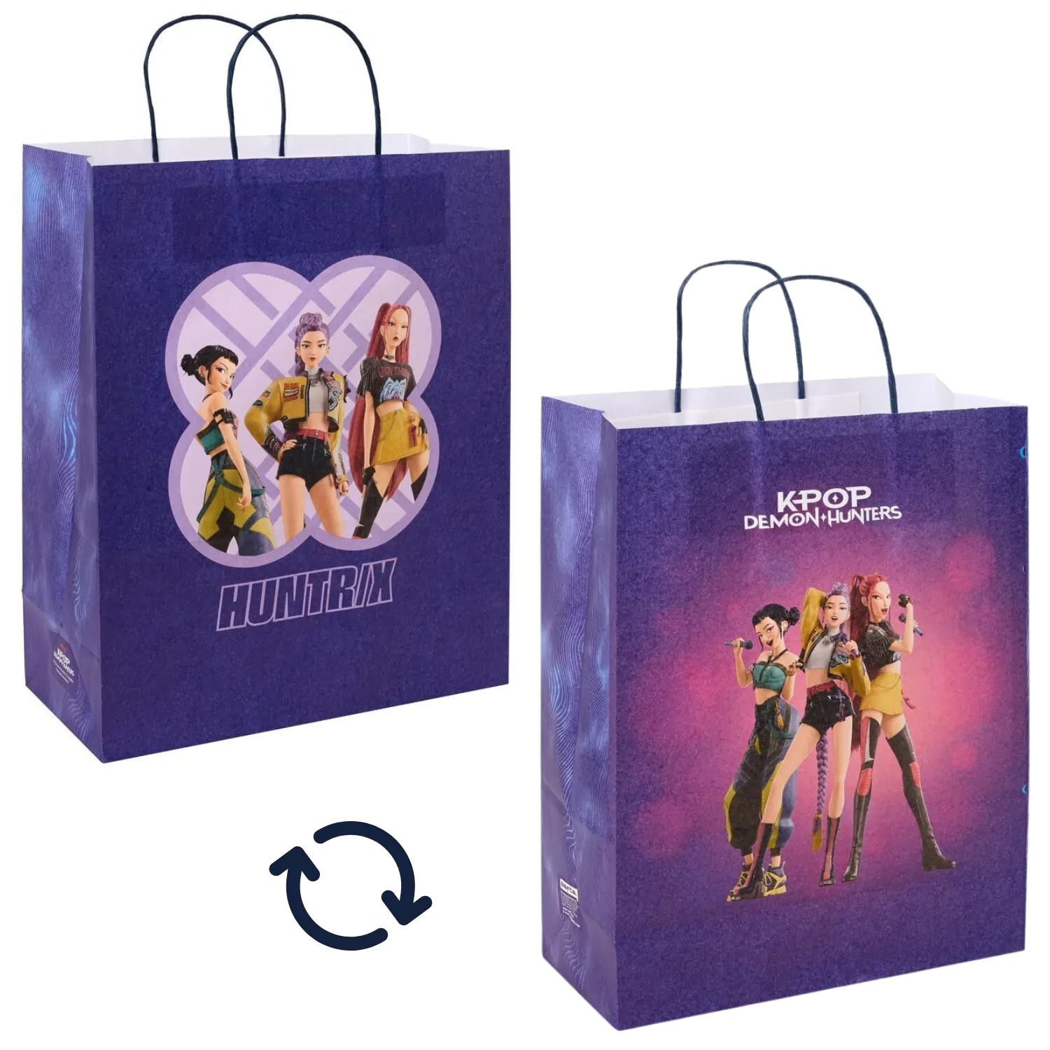 K-pop Demon Slayer Huntrix paper gift bag 40 cm product photo
