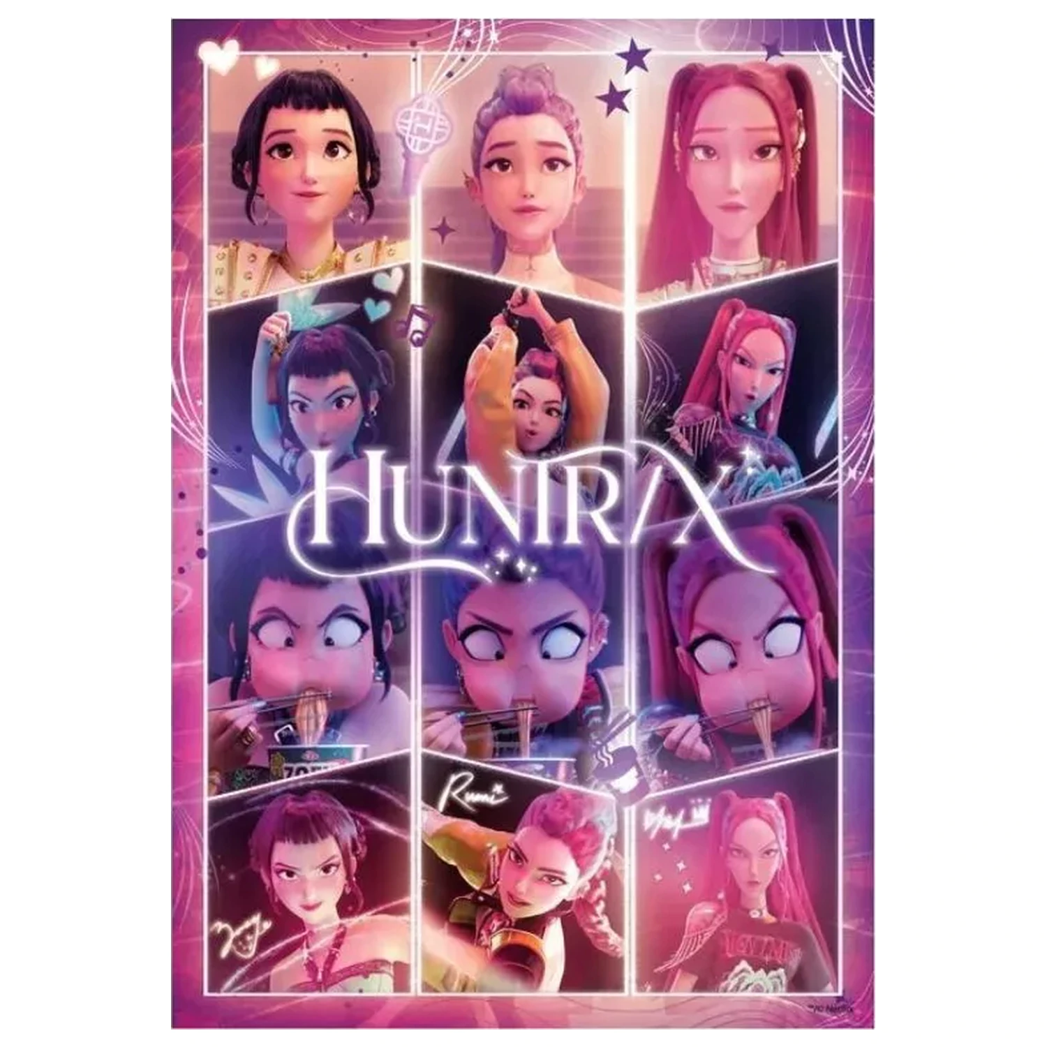 K-pop Demon Hunters Idols 104-piece Super puzzle product photo