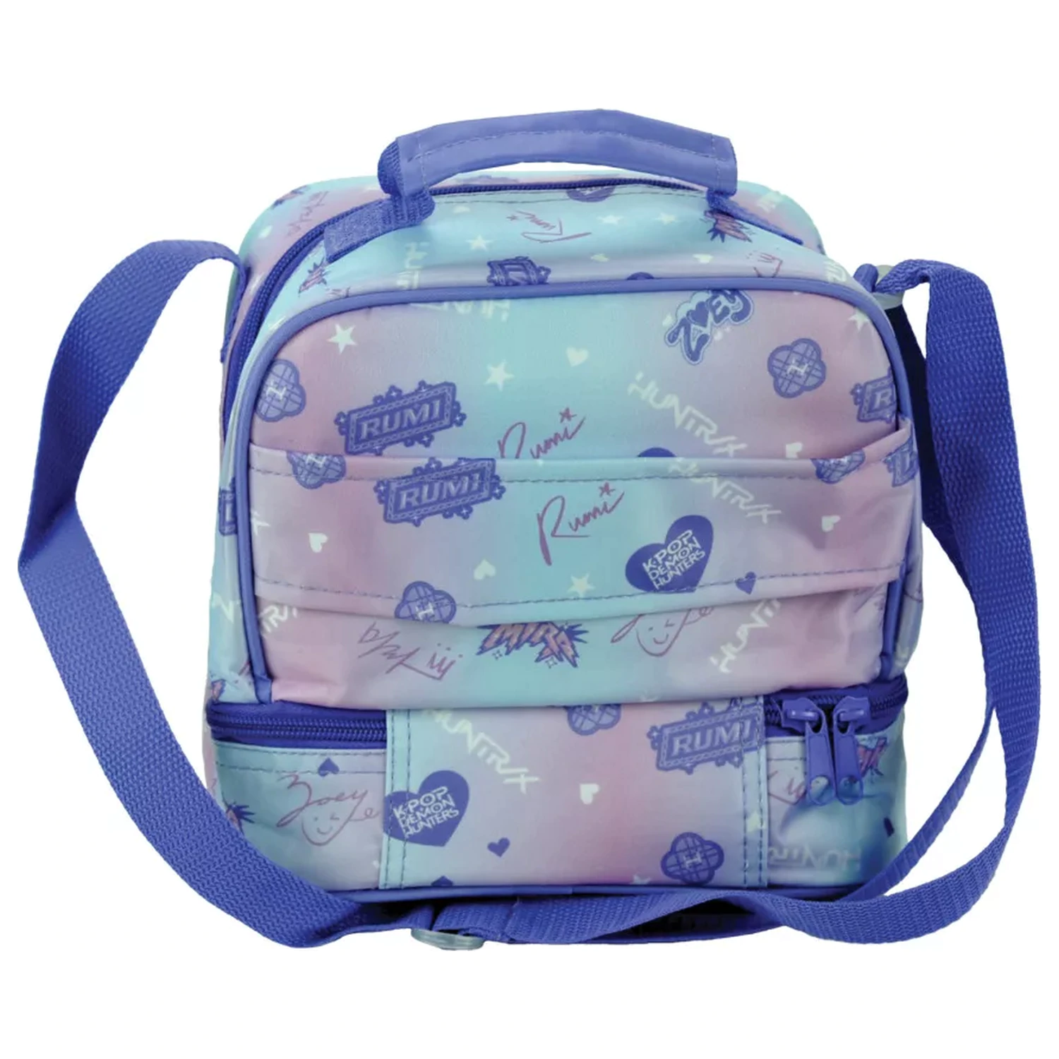 K-pop Demon Slayer Purple Thermal Lunch Bag 21 cm product photo