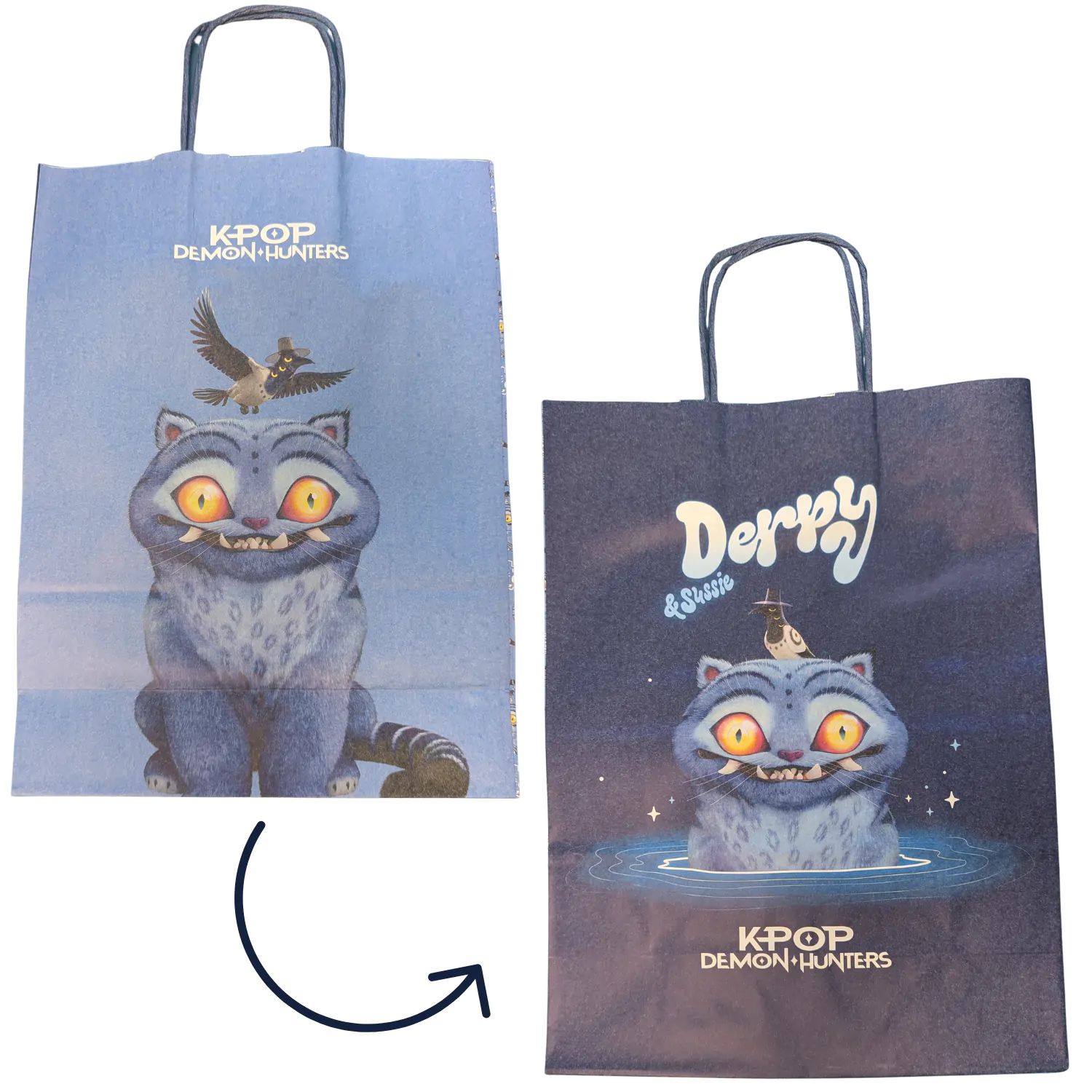K-pop Démonvadászok Derpy & Sussie paper gift bag 40 cm product photo