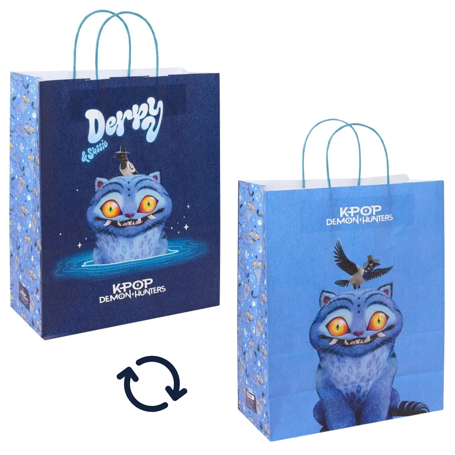 K-pop Demon Slayer Derpy & Sussie paper gift bag 32 cm product photo