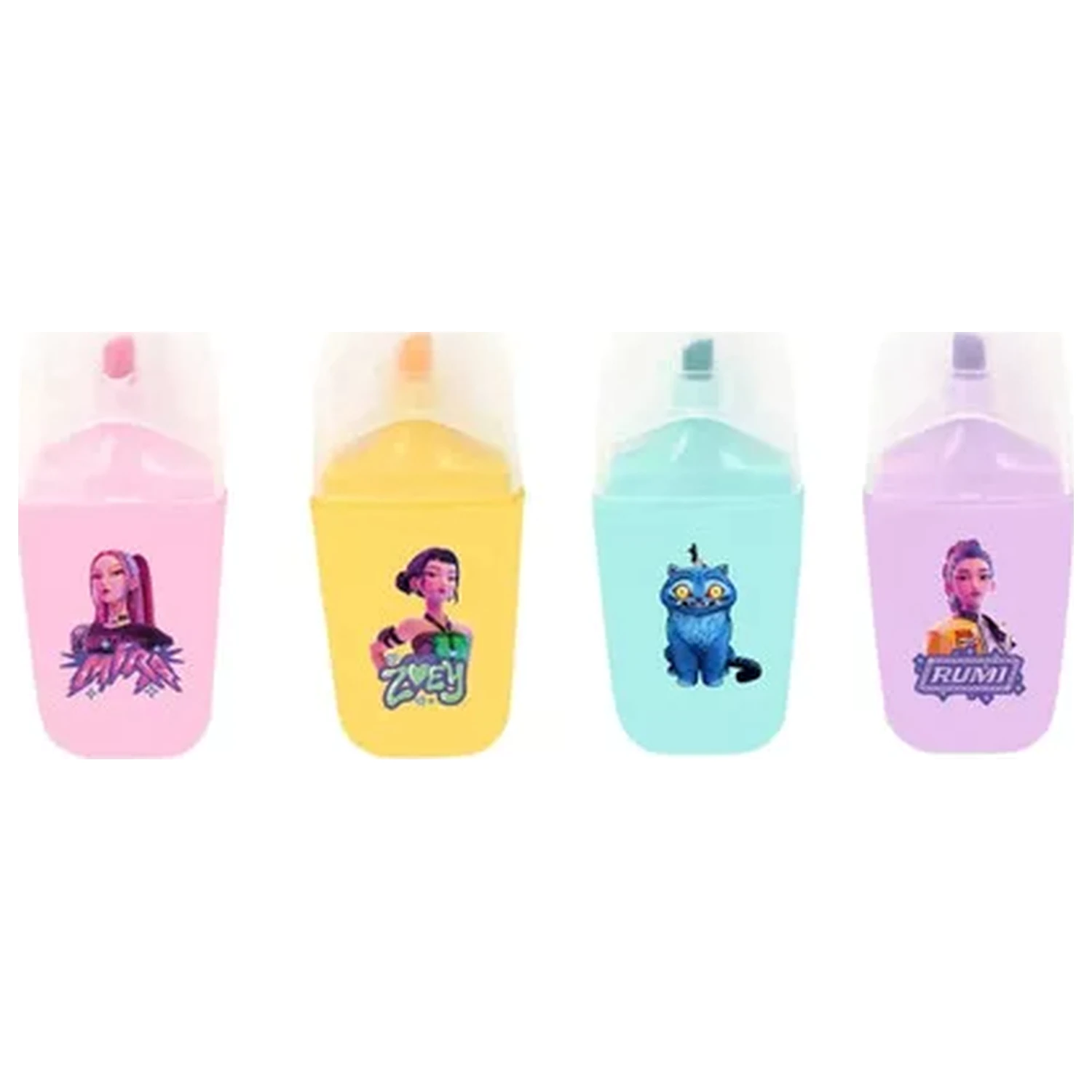 K-pop Demon Hunters Stars mini highlighter set 4 pcs product photo