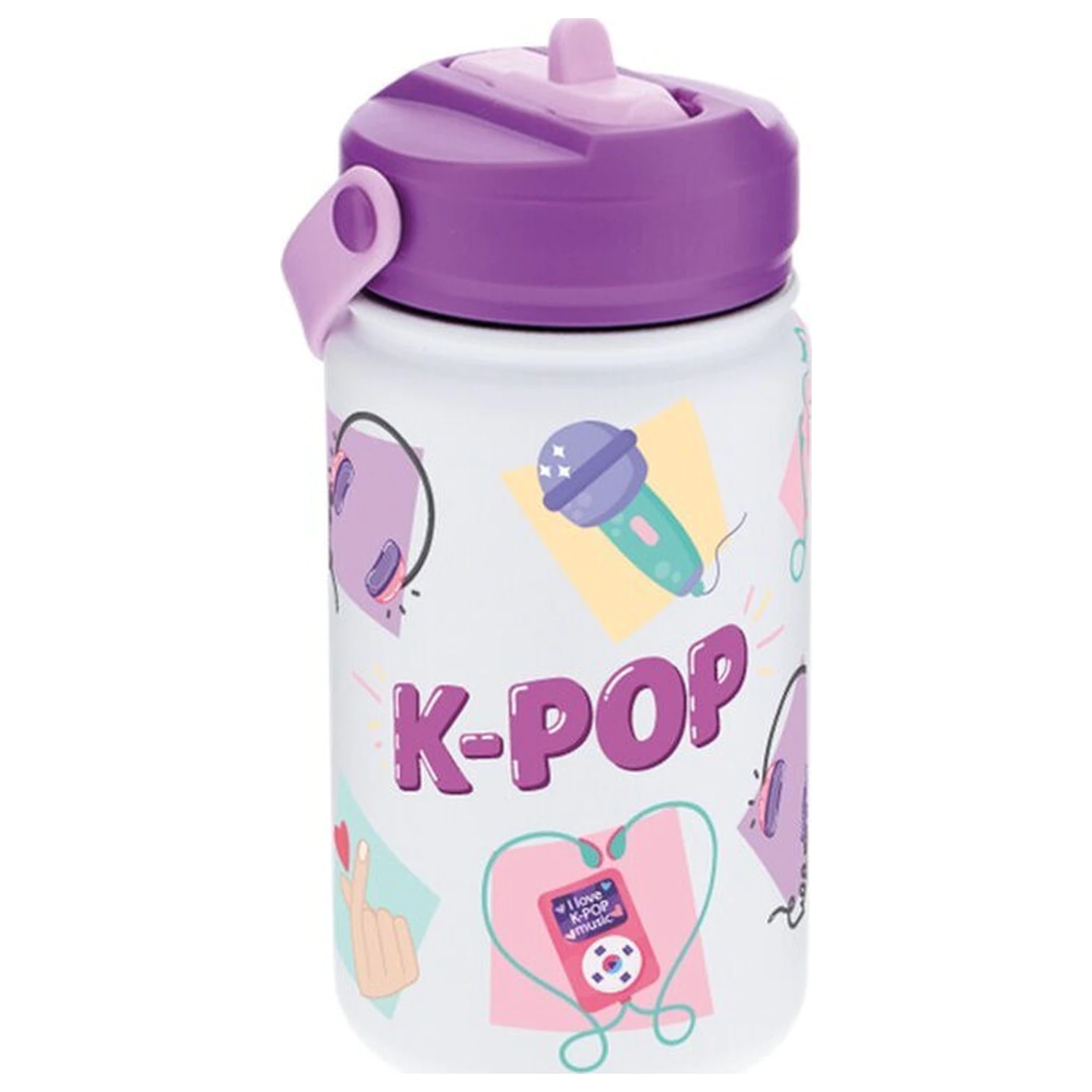 K-Pop Ice Purple thermal bottle 330ml product photo