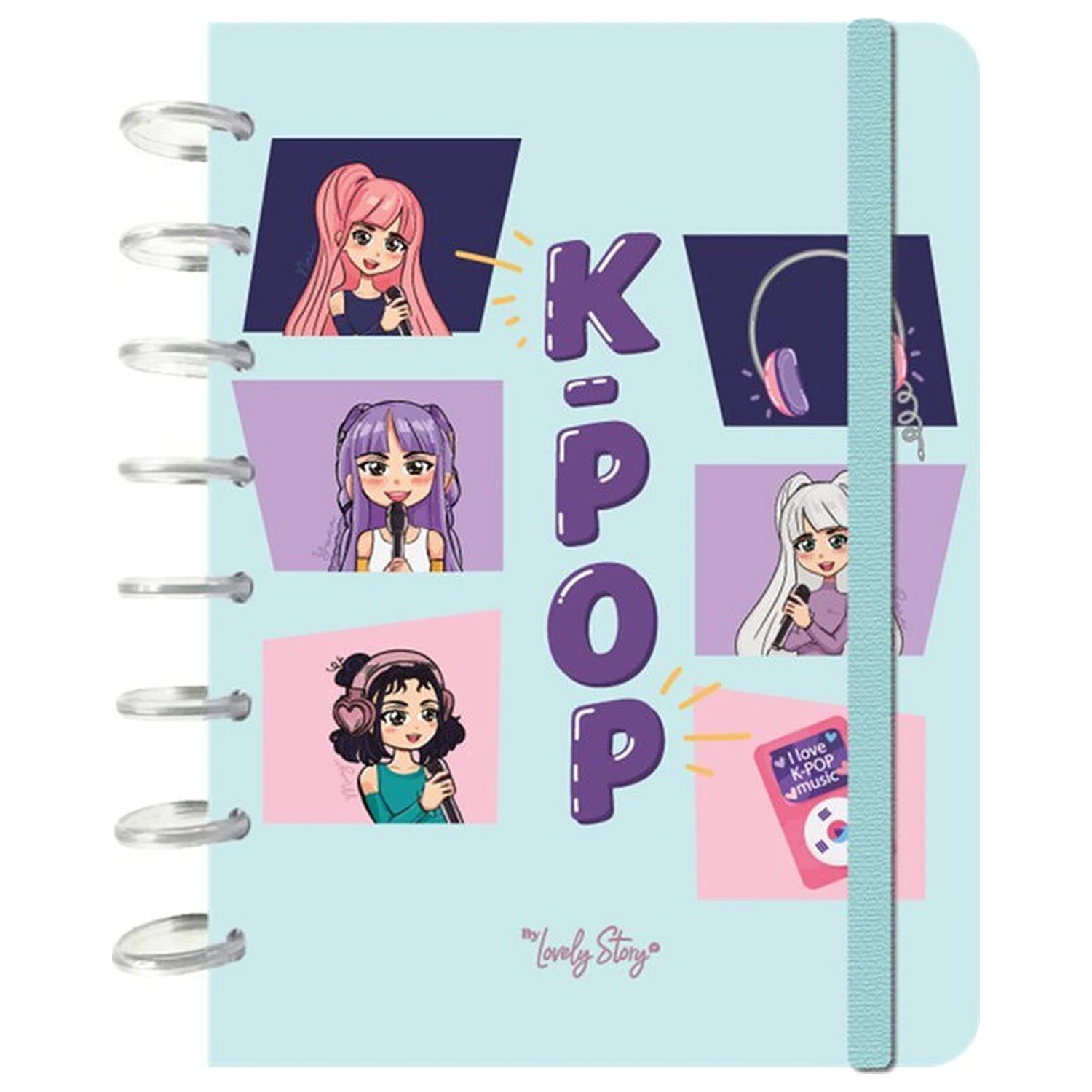 K-Pop Mint A5 notebook product photo