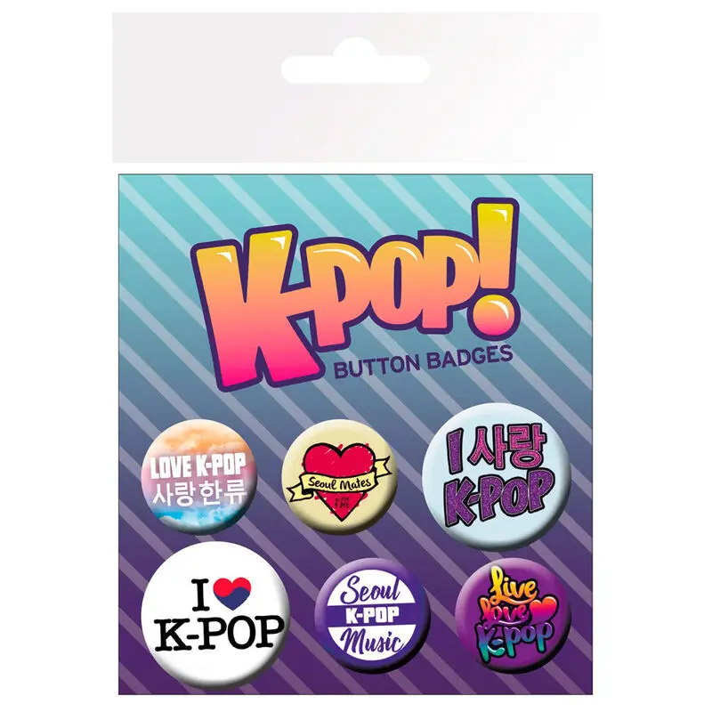 K POP Mix Badge Pack product photo