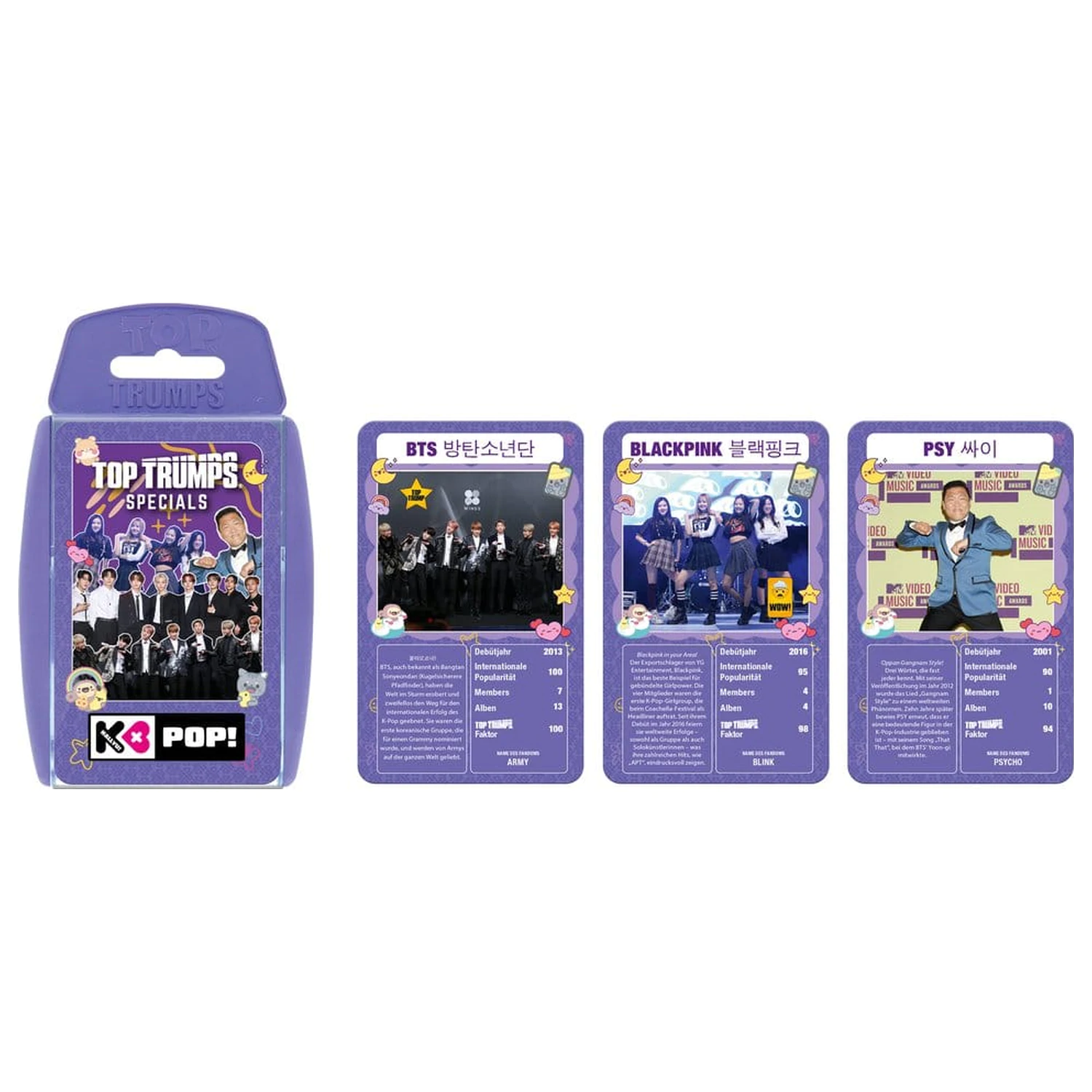 K-Pop Card Game Top Trumps *German Version* product photo