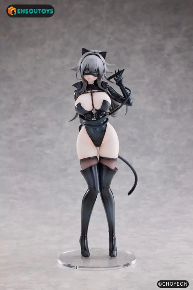 K Pring Original Character Statue 1/6 Cat Woman Happy-chan Different Color Edition 27 cm product photo