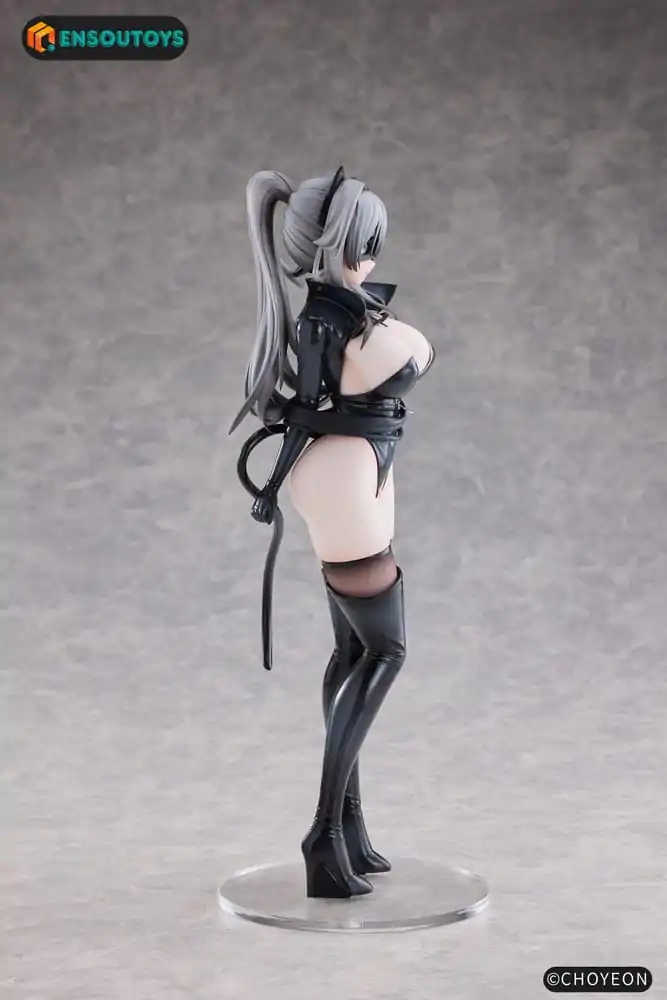 K Pring Original Character Statue 1/6 Cat Woman Happy-chan Different Color Edition 27 cm product photo