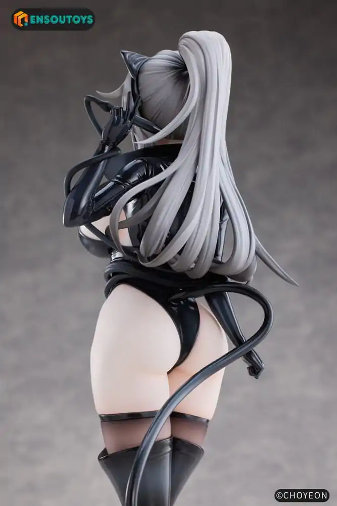 K Pring Original Character Statue 1/6 Cat Woman Happy-chan Different Color Edition 27 cm product photo