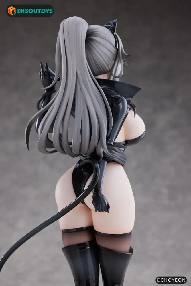 K Pring Original Character Statue 1/6 Cat Woman Happy-chan Different Color Edition 27 cm product photo