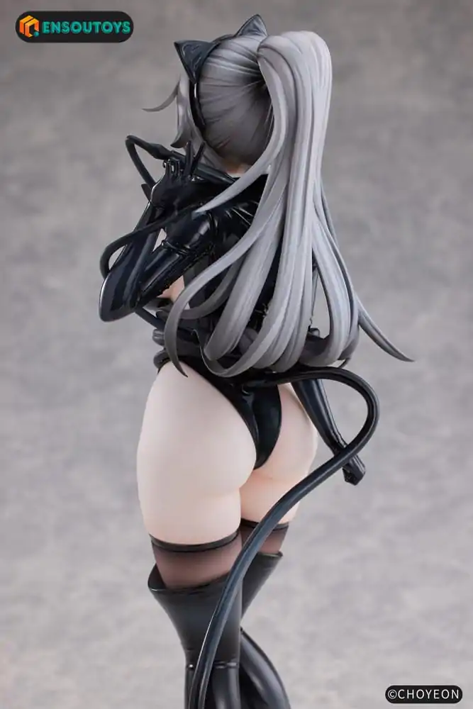 K Pring Original Character Statue 1/6 Cat Woman Happy-chan Different Color Edition 27 cm product photo