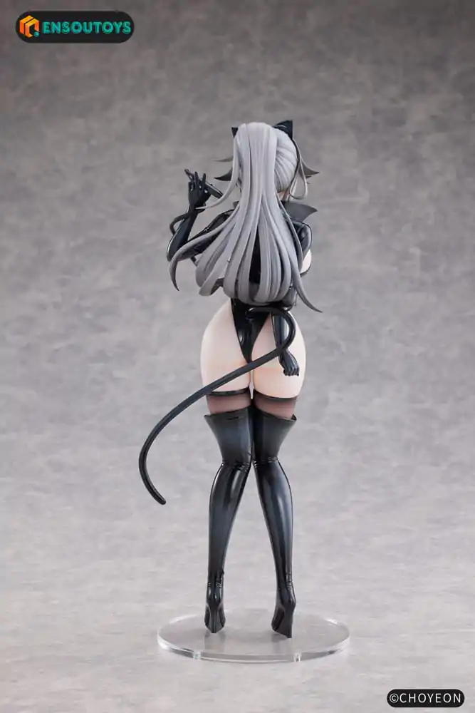 K Pring Original Character Statue 1/6 Cat Woman Happy-chan Different Color Edition 27 cm product photo