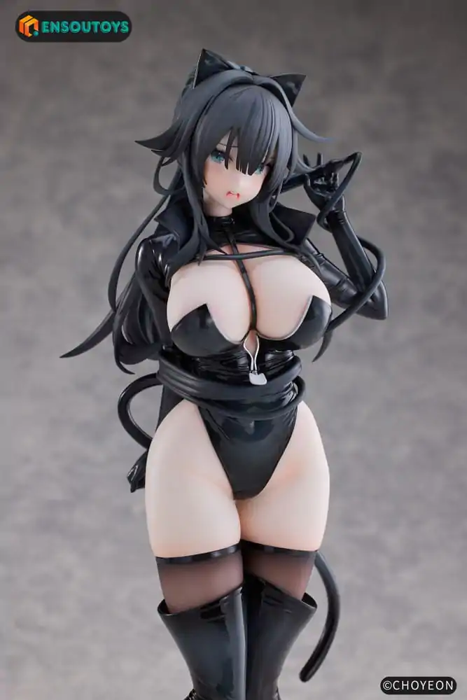 K Pring Original Character Statue 1/6 Cat Woman Happy-chan 27 cm product photo