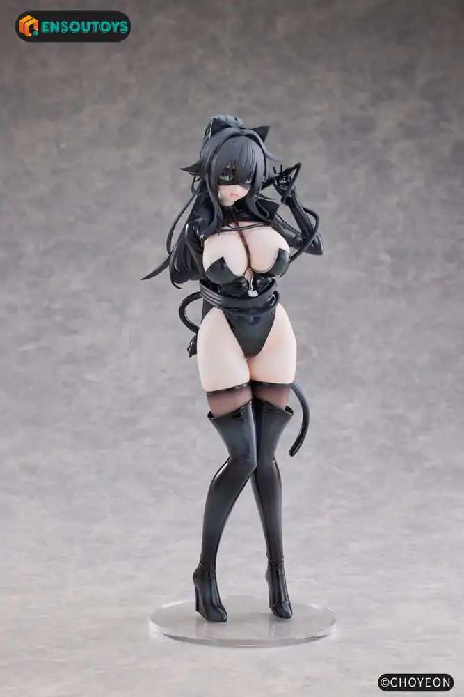 K Pring Original Character Statue 1/6 Cat Woman Happy-chan 27 cm product photo