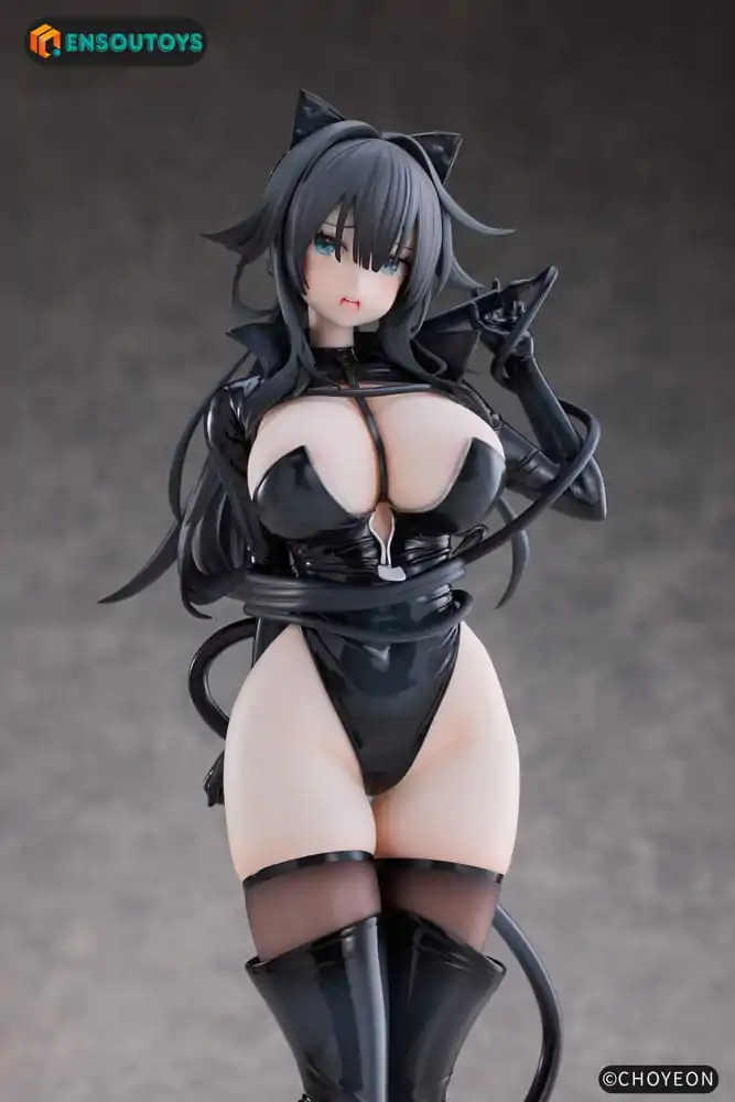 K Pring Original Character Statue 1/6 Cat Woman Happy-chan 27 cm product photo