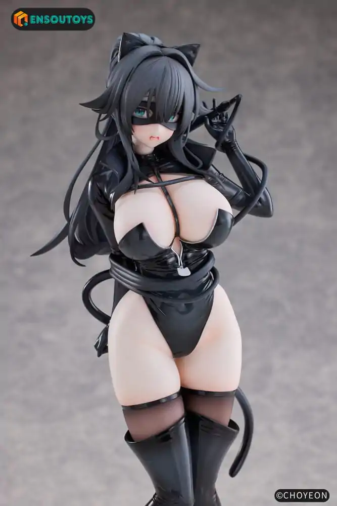 K Pring Original Character Statue 1/6 Cat Woman Happy-chan 27 cm product photo