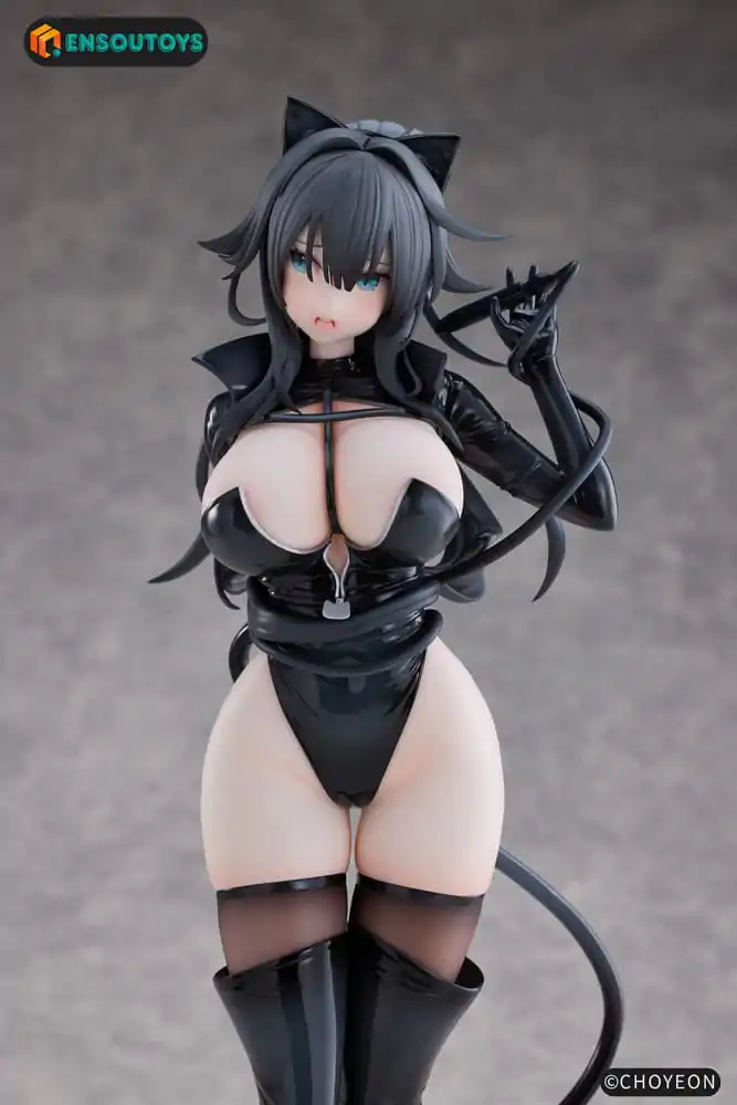 K Pring Original Character Statue 1/6 Cat Woman Happy-chan 27 cm product photo