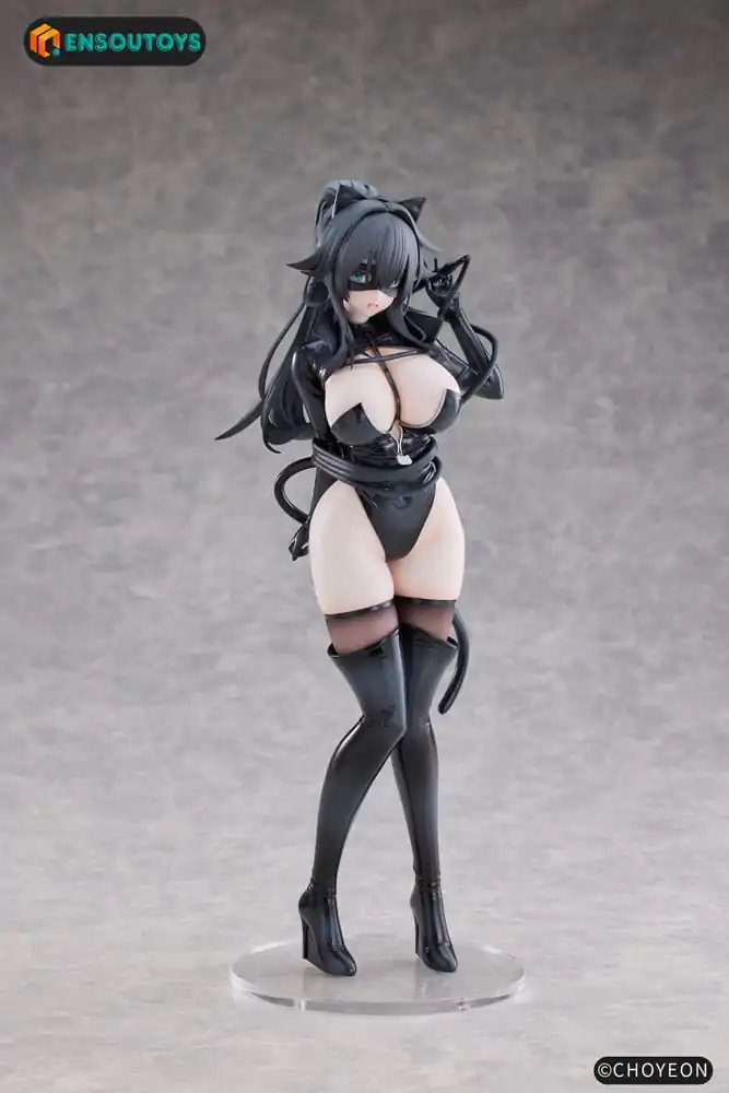K Pring Original Character Statue 1/6 Cat Woman Happy-chan 27 cm product photo