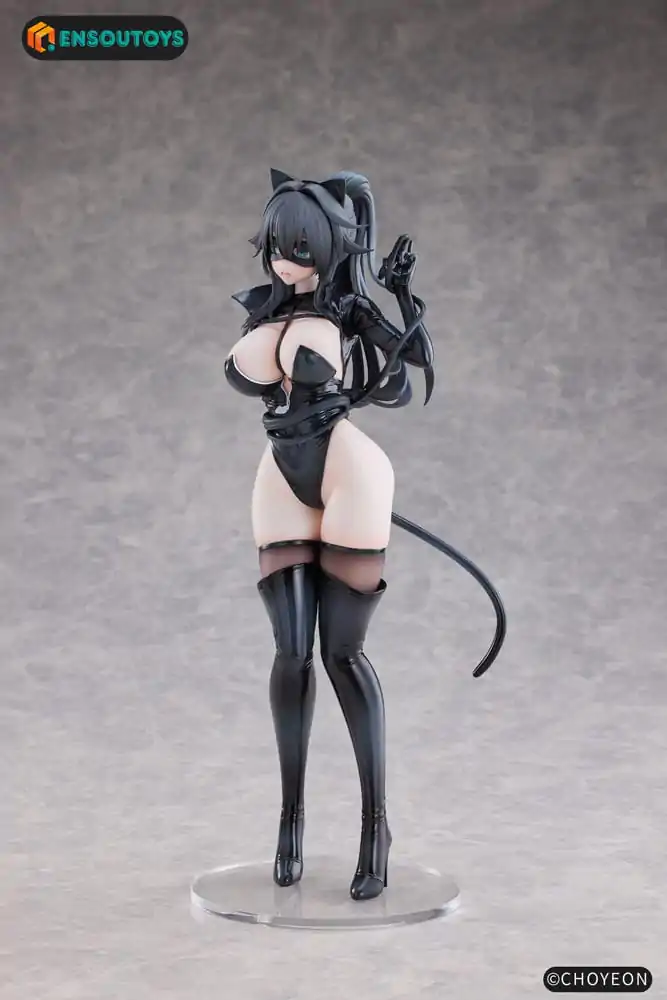 K Pring Original Character Statue 1/6 Cat Woman Happy-chan 27 cm product photo