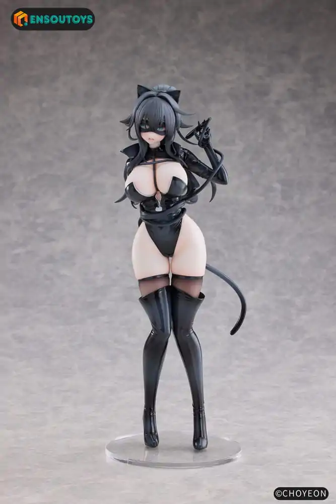 K Pring Original Character Statue 1/6 Cat Woman Happy-chan 27 cm product photo