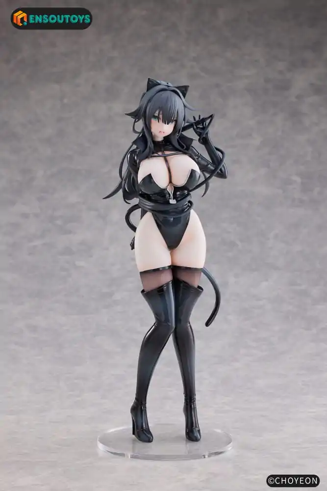 K Pring Original Character Statue 1/6 Cat Woman Happy-chan 27 cm product photo