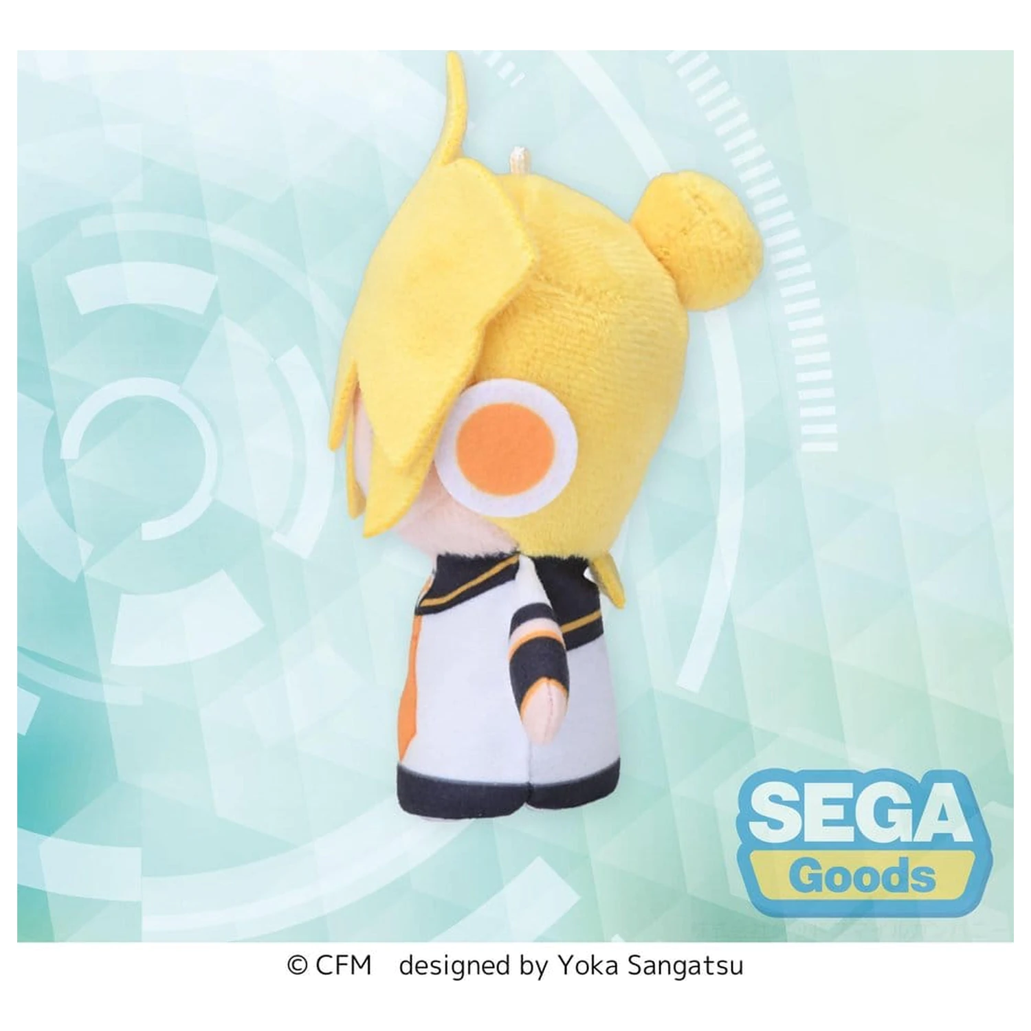 Kagamine Rin & Len Fuwa Petit Plush Figure Kagamine Len Finger Mascot 10 cm product photo