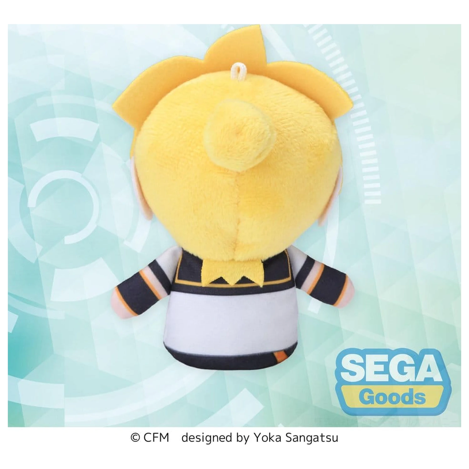 Kagamine Rin & Len Fuwa Petit Plush Figure Kagamine Len Finger Mascot 10 cm product photo