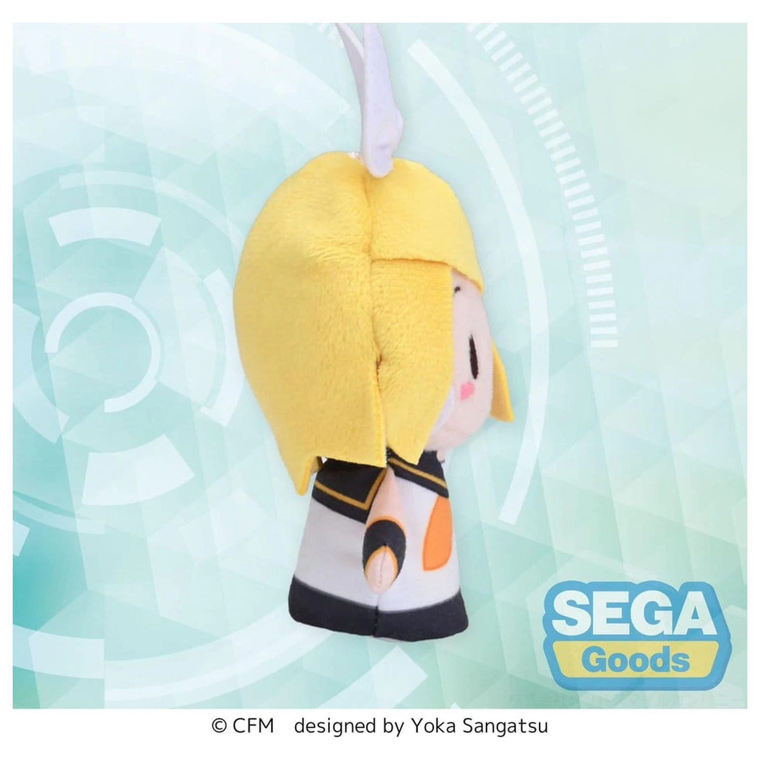 Kagamine Rin & Len Fuwa Petit Plush Kagamine Rin Finger Mascot 10 cm product photo