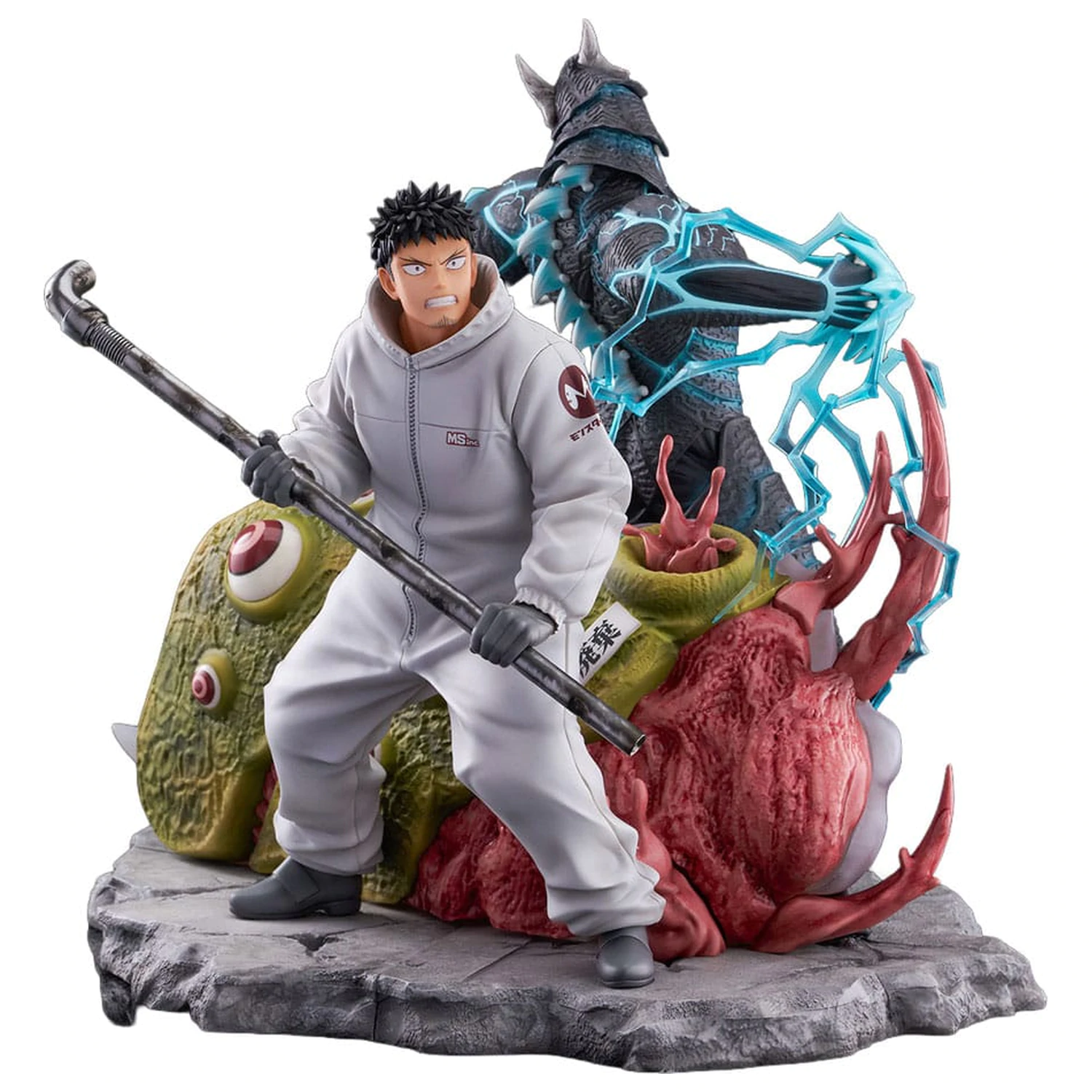 Kaiju No.8 SHIBUYA SCRAMBLE FIGURE PVC Statue 1/7 Kaiju No.8 & Kafka Hibino 29 cm    product photo