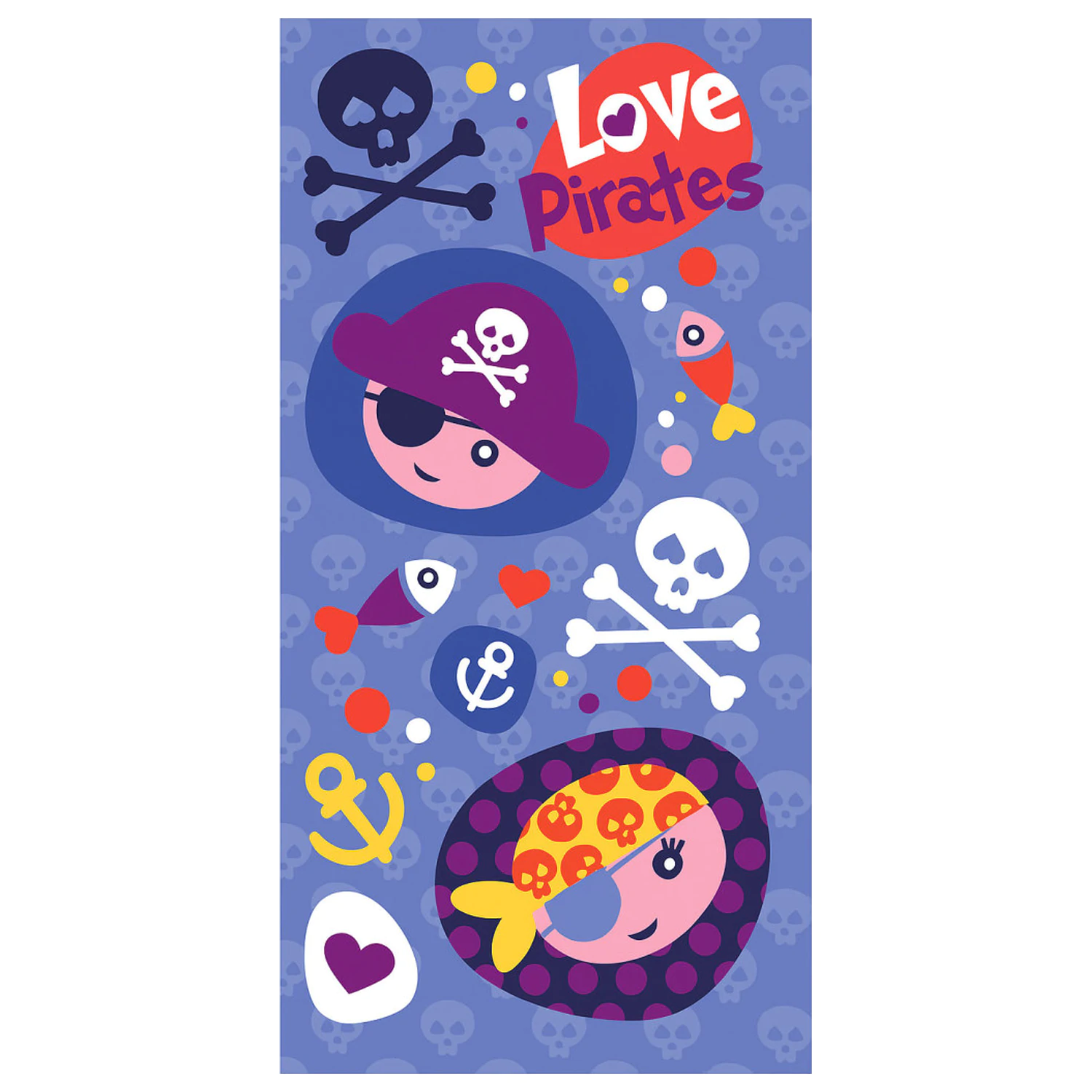 Pirate Love towel product photo