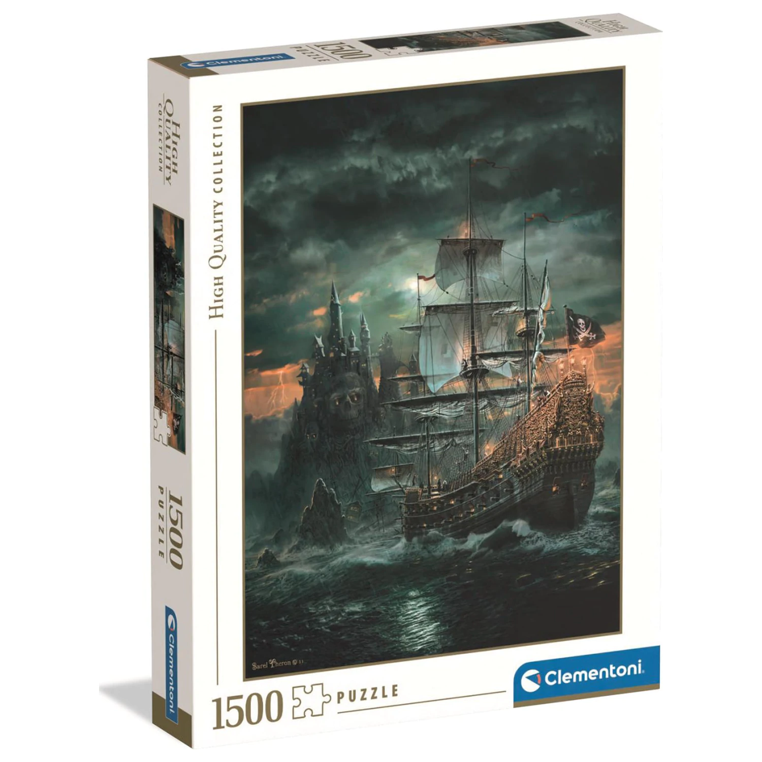 Pirate Ship Haunted Seas 1500-piece puzzle product photo