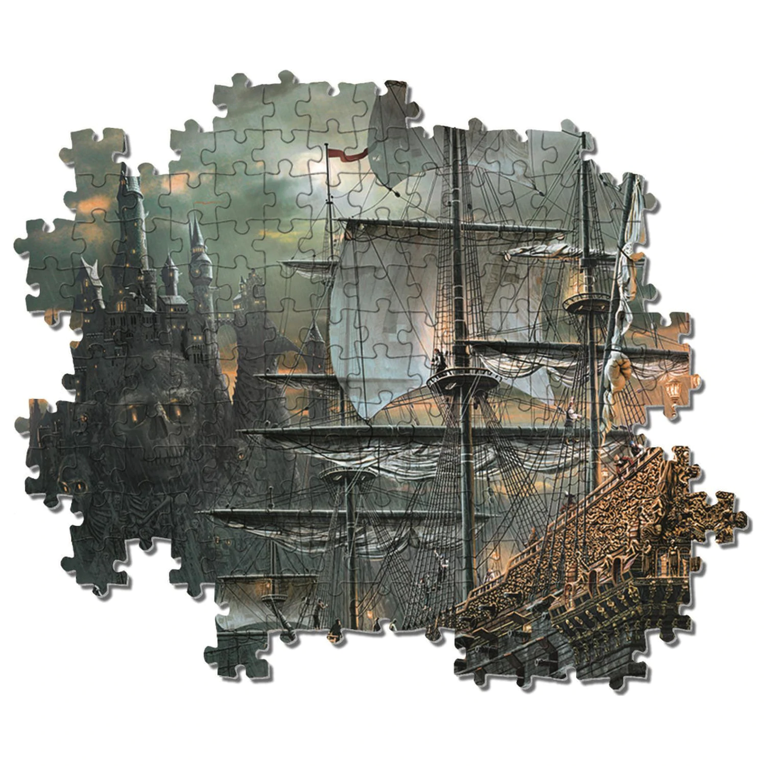 Pirate Ship Haunted Seas 1500-piece puzzle product photo