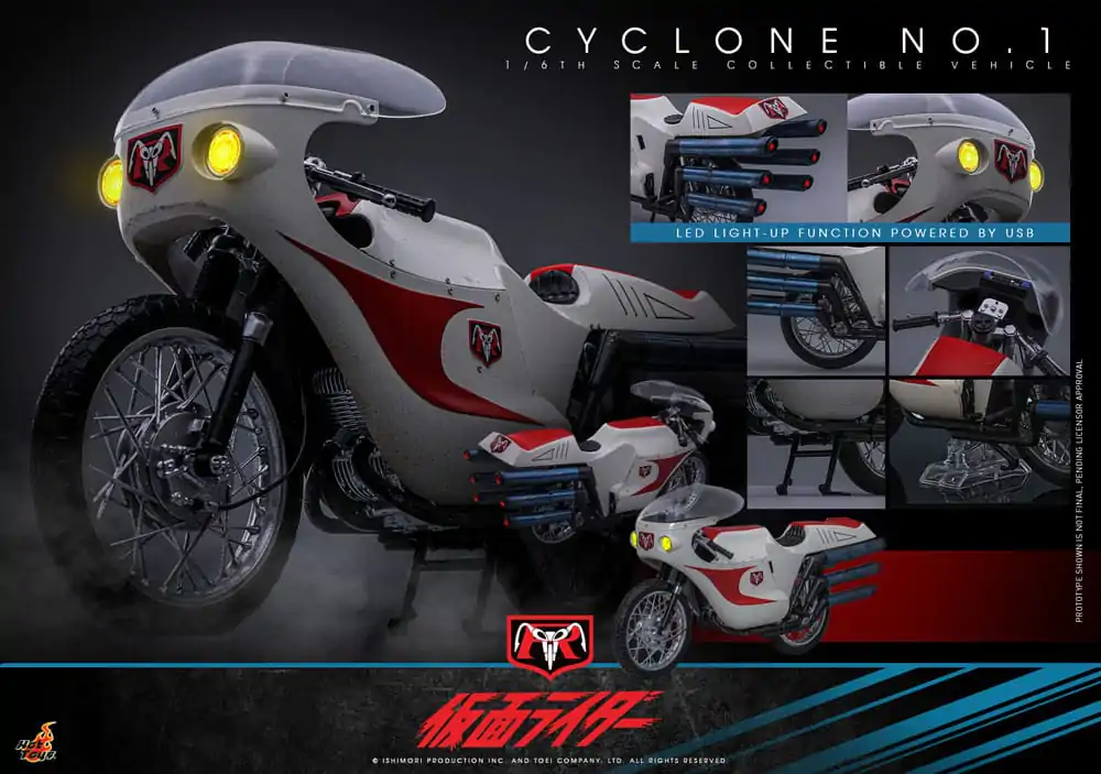 Kamen Rider 1/6 Cylone No. 1 19 cm product photo