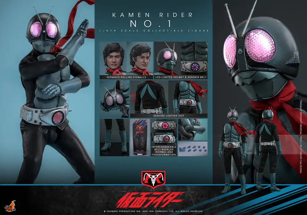 Kamen Rider 1/6 Action Figure Kamen Rider No. 1 30 cm product photo