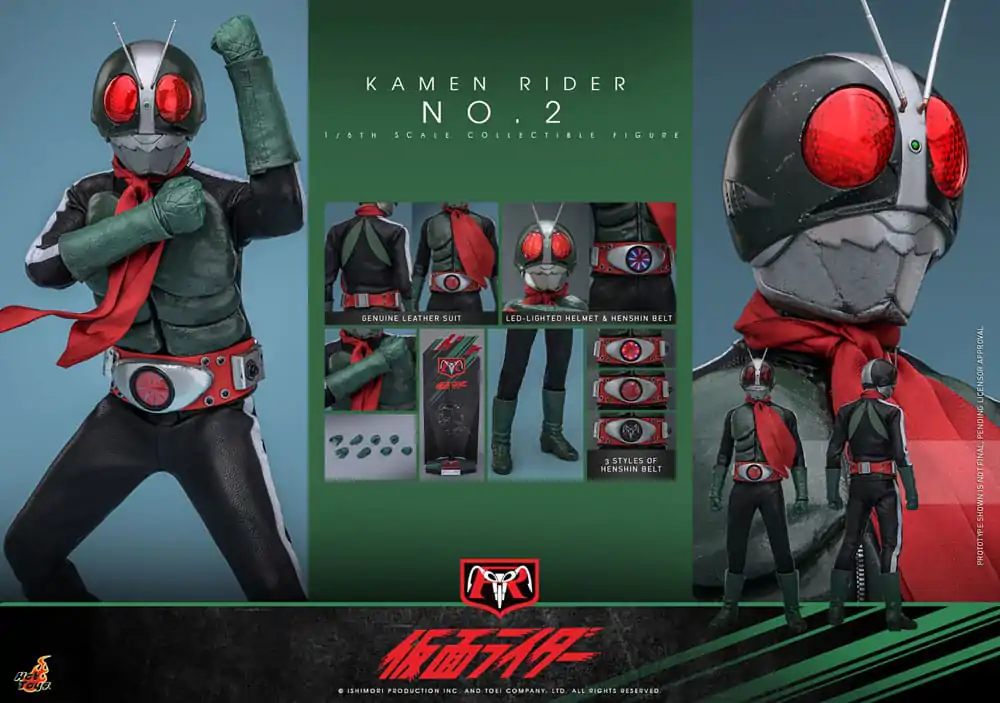 Kamen Rider 1/6 Action Figure Kamen Rider No. 2 30 cm product photo