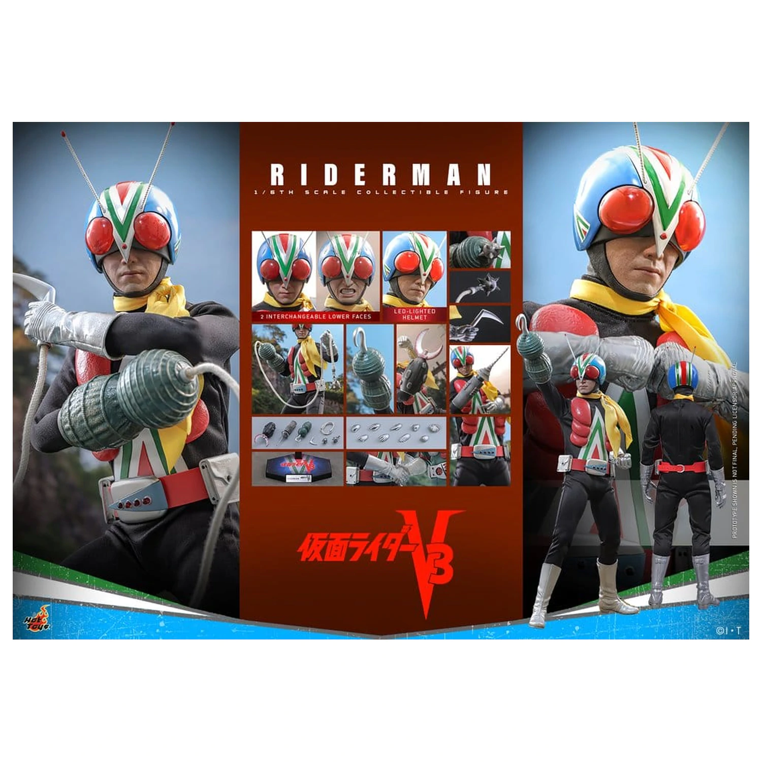 Kamen Rider Action Figure 1/6 Riderman 30 cm product photo