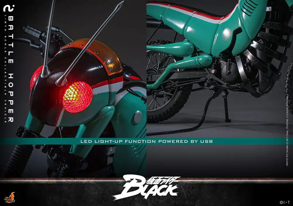Kamen Rider Black Vehicle 1/6 Battle Hopper 36 cm product photo