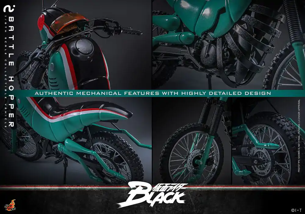Kamen Rider Black Vehicle 1/6 Battle Hopper 36 cm product photo