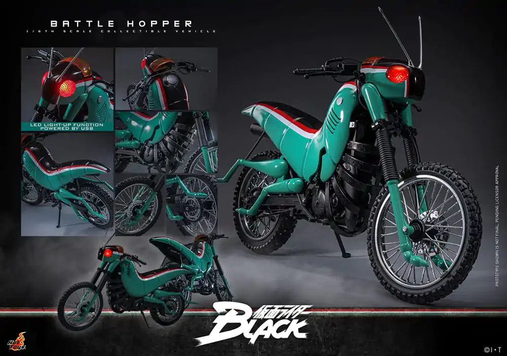 Kamen Rider Black Vehicle 1/6 Battle Hopper 36 cm product photo